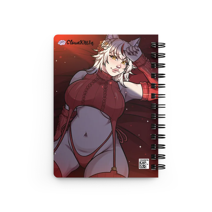 Spiral Notebook - Light On, Lights Off - Snuggle Me Red product image (2)