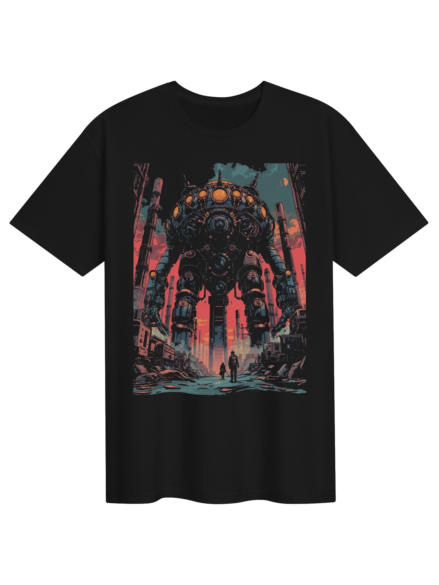 Giant Mech Retro-Futurist T-Shirt product image (1)