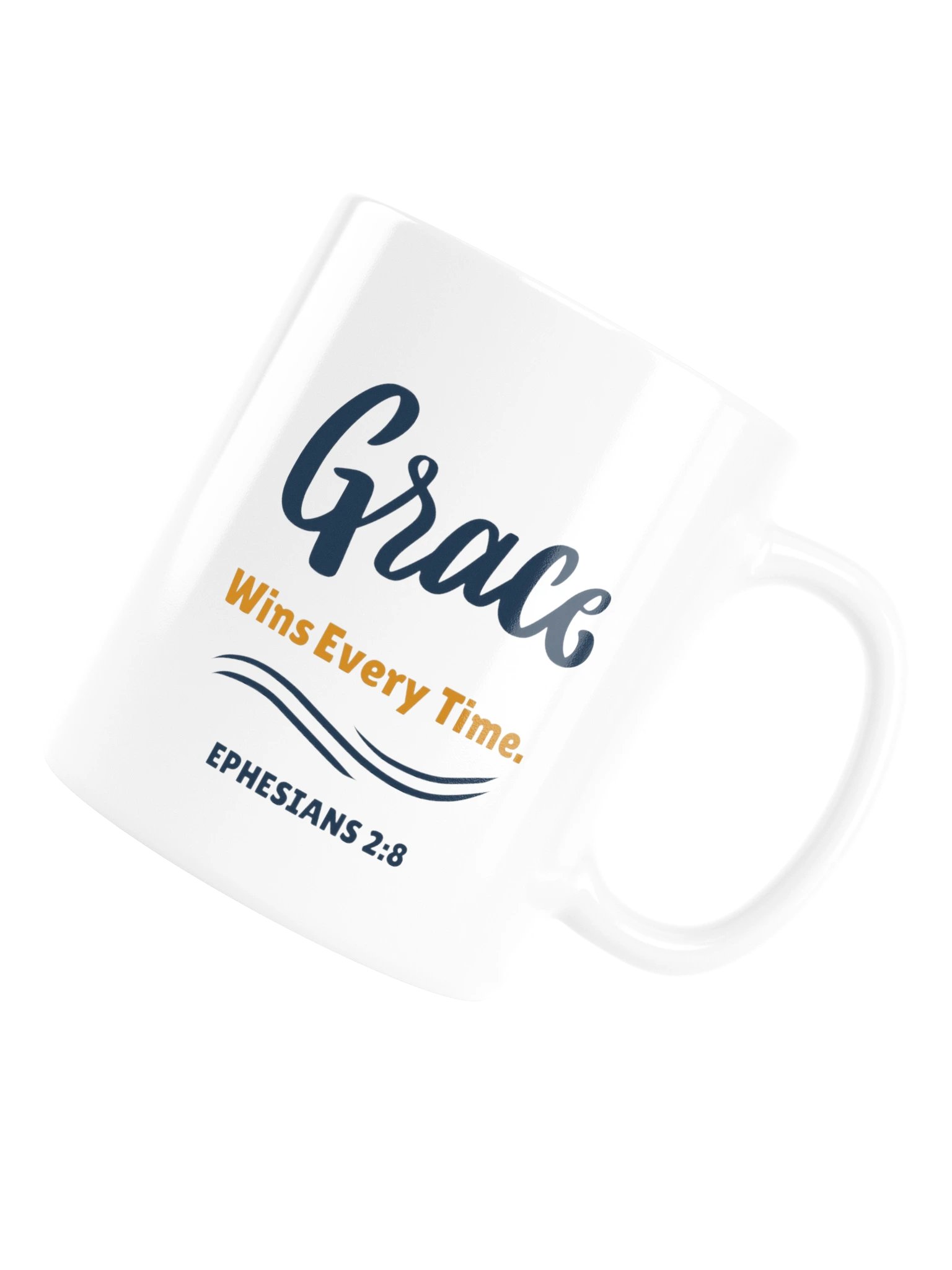 Grace Wins — Brush Lettering Mug product image (6)