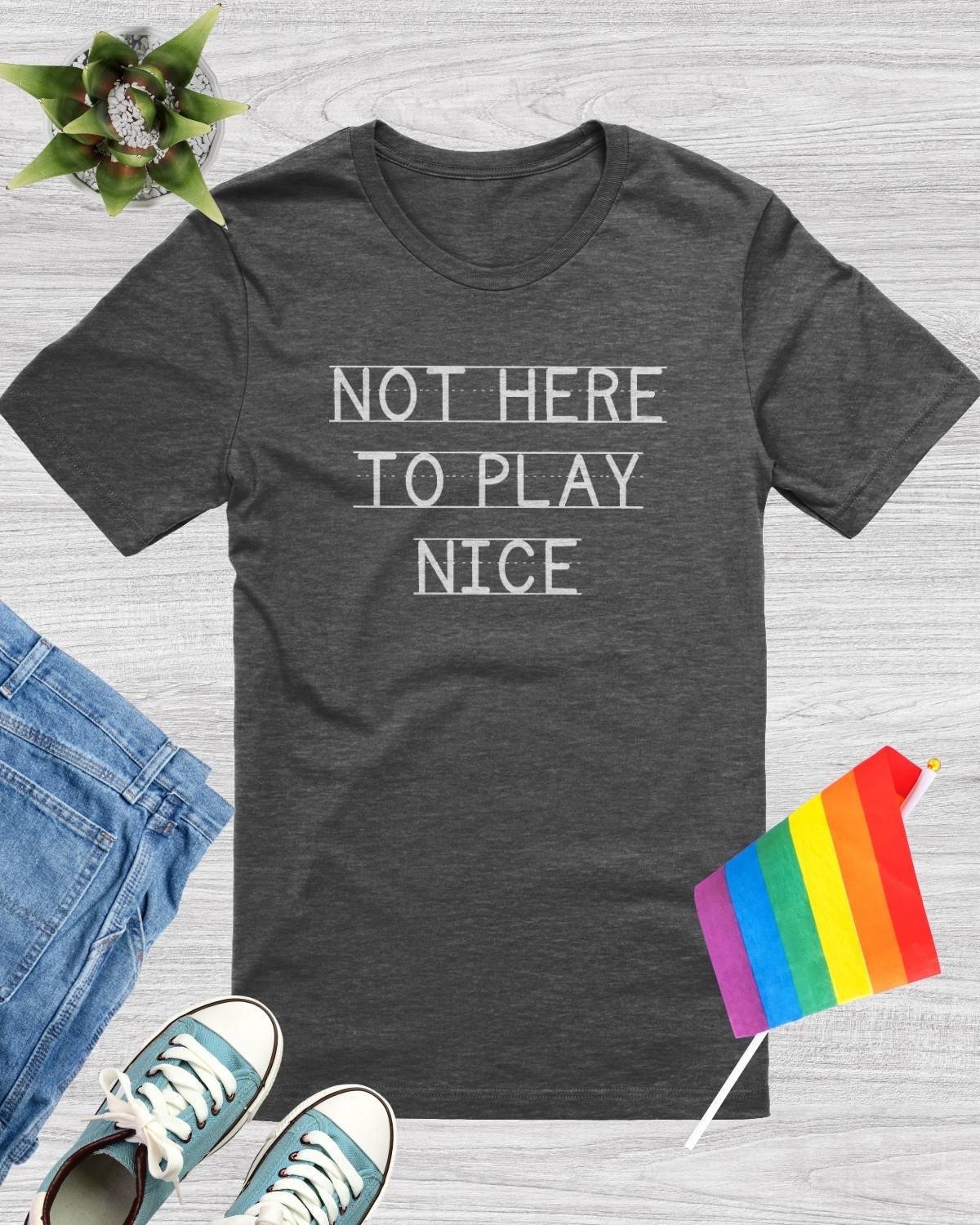 Not Here To Play Nice T-Shirt product image (1)