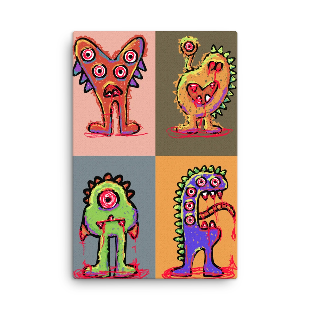 Canva Monster Collage product image (1)