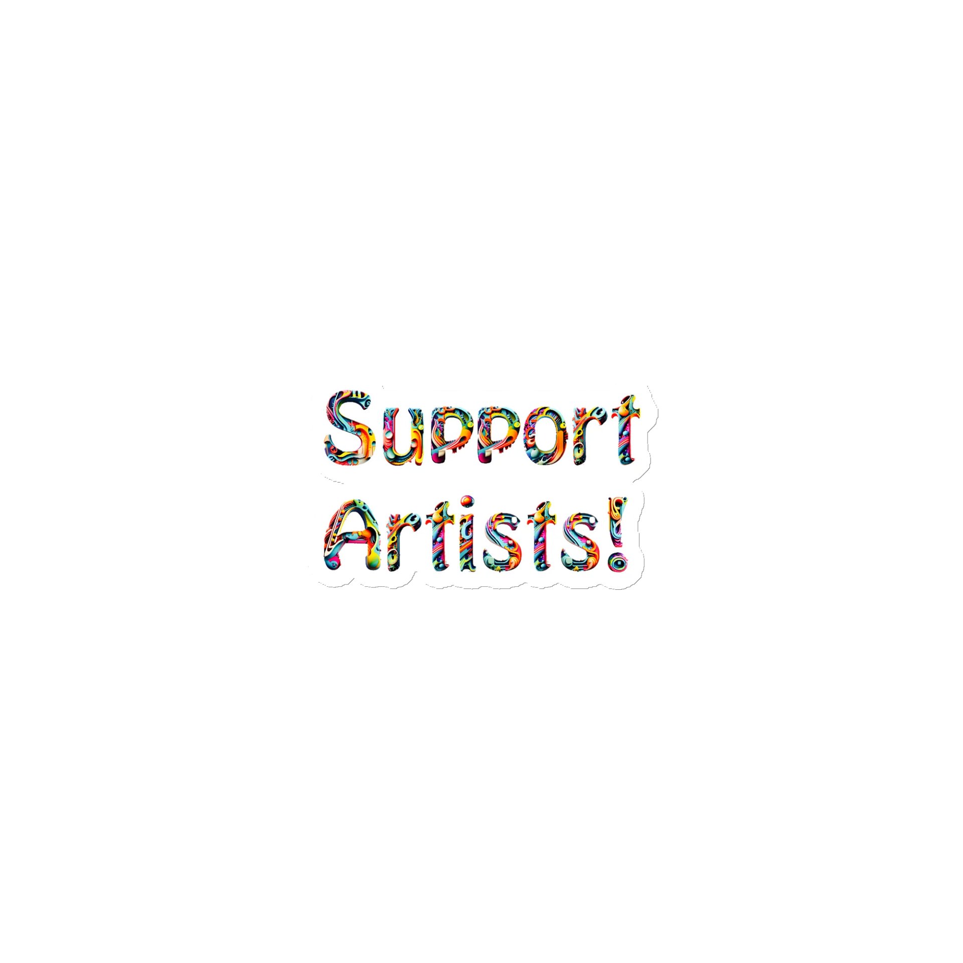 Support Artists! Colorful Magnet product image (1)