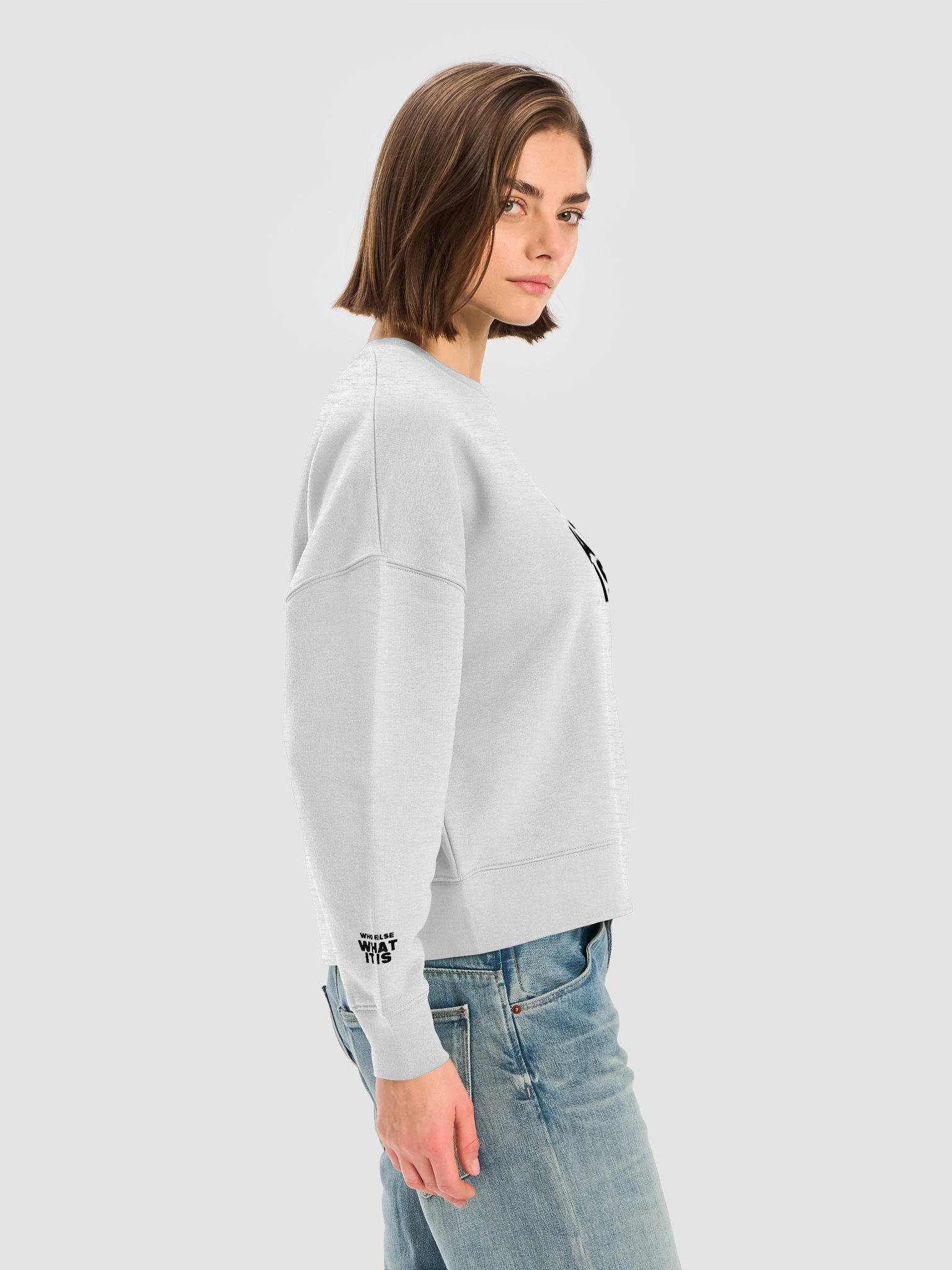 Minimal Black Crew Neck Sweatshirt product image (8)