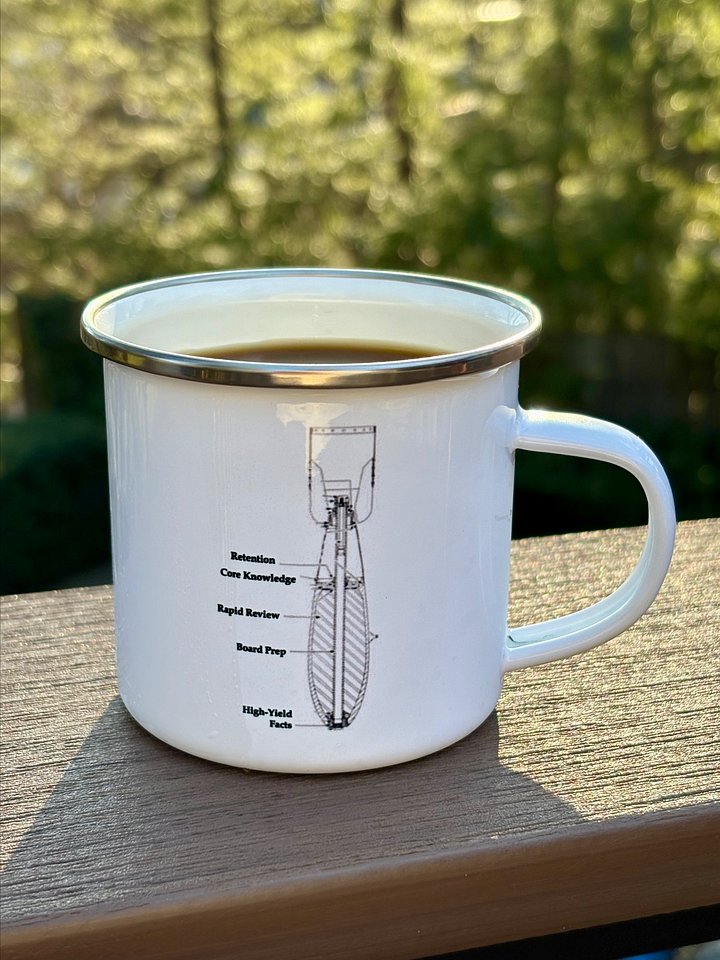 The Anatomy of a Board Bomb Enamel Mug product image (1)
