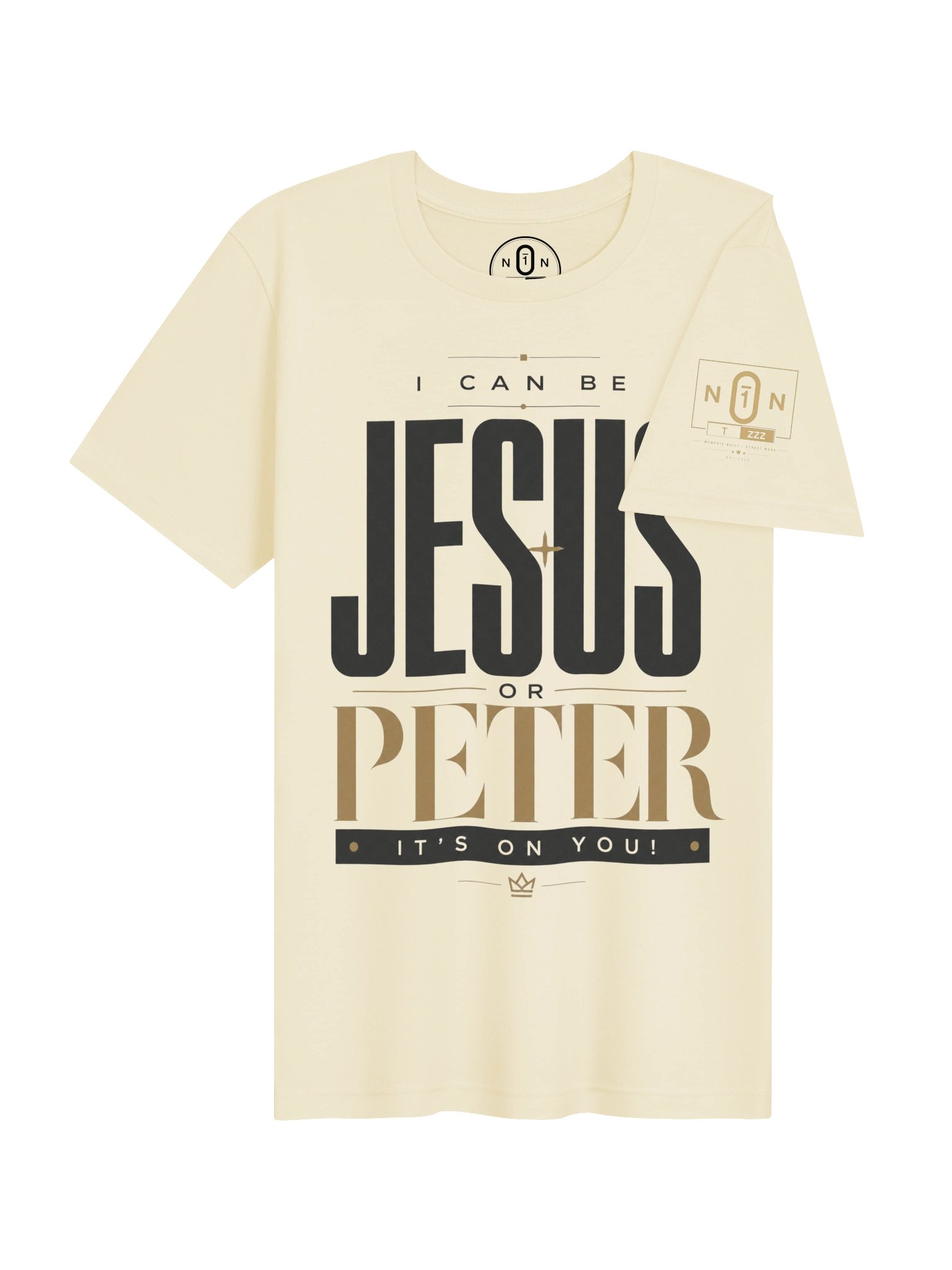 I Can Be Jesus or Peter Typographic Tee™ product image (4)