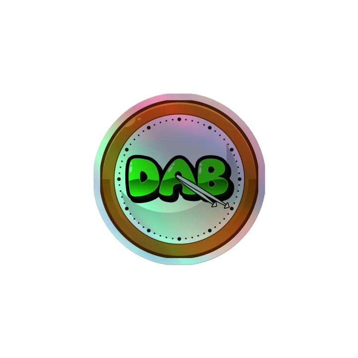 Dab Time Holographic Sticker product image (1)