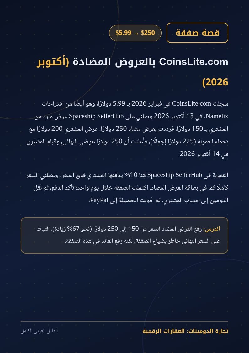 تجارة الدومينات: العقارات الرقمية | الدليل العربي الكامل product image (6)