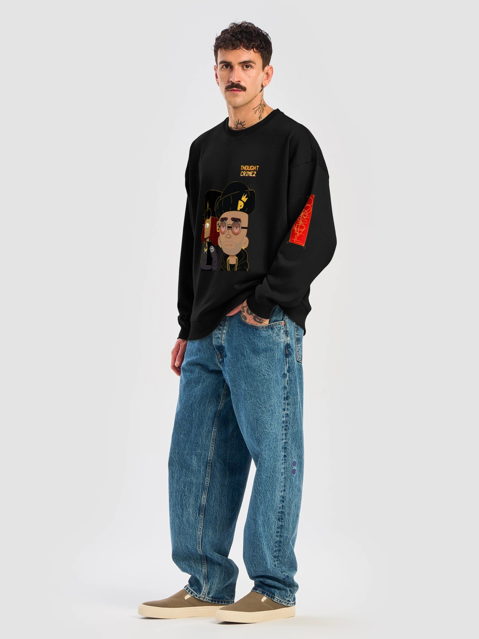 Thought Crimez Oversized Sweatshirt product image (8)