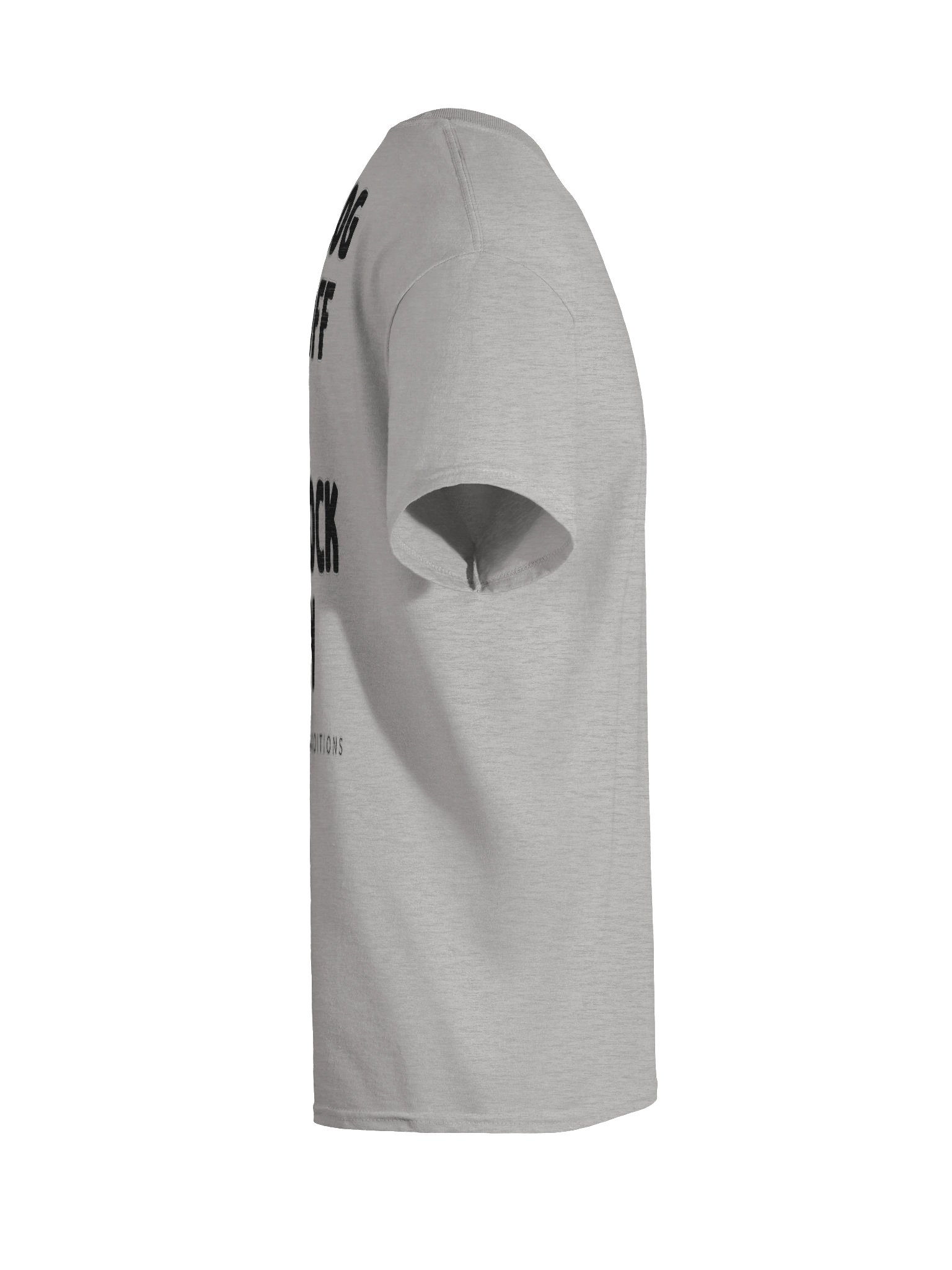 Log Off Lock In T Shirt Black Letters product image (12)