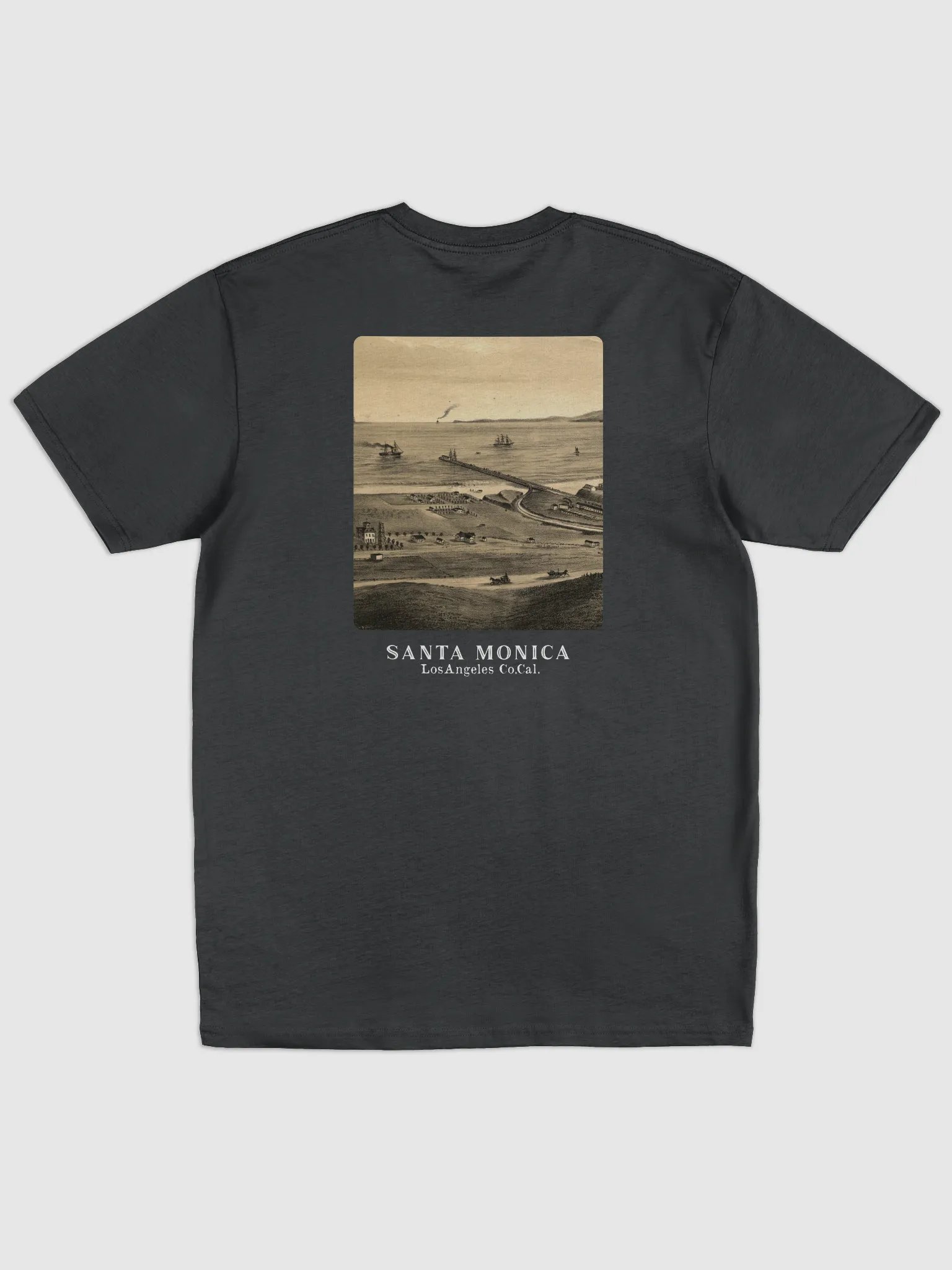 Santa Monica Pier 1877 Premium Heavyweight Tee product image (4)