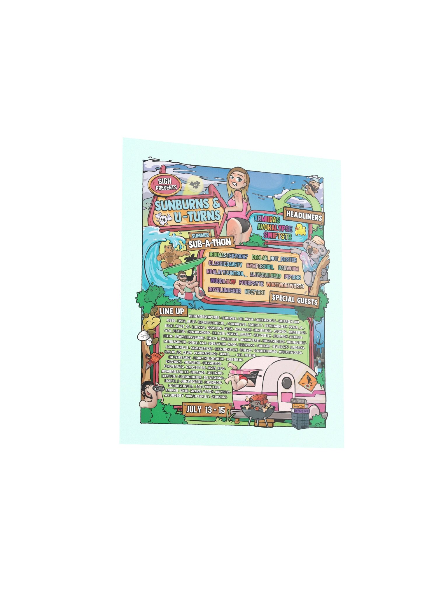 Sunburns & U-Turns Poster product image (15)