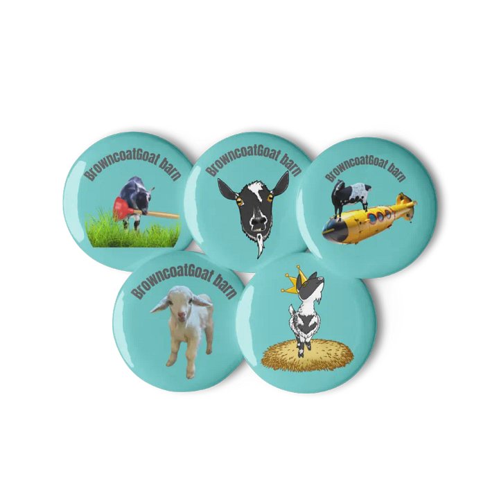 Goats Pin Button Set product image (2)