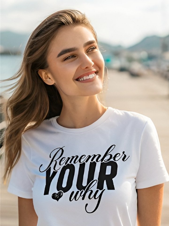 Remember Your Why - Women's White T-Shirt product image (1)