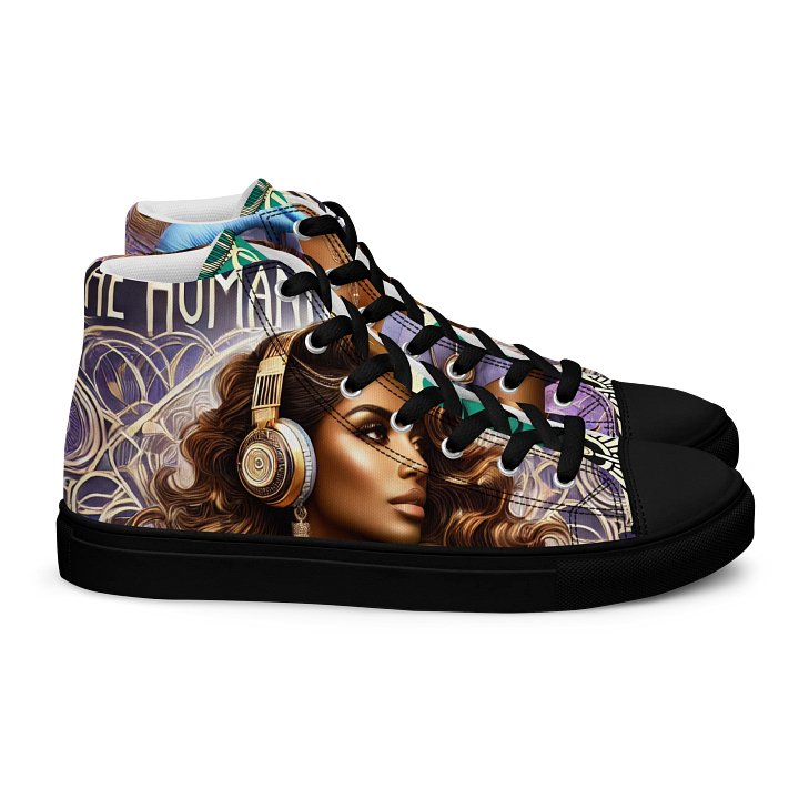 Humanities In Medicine Lovely Lavender Lady Custom Curated High Top Shoes product image (2)