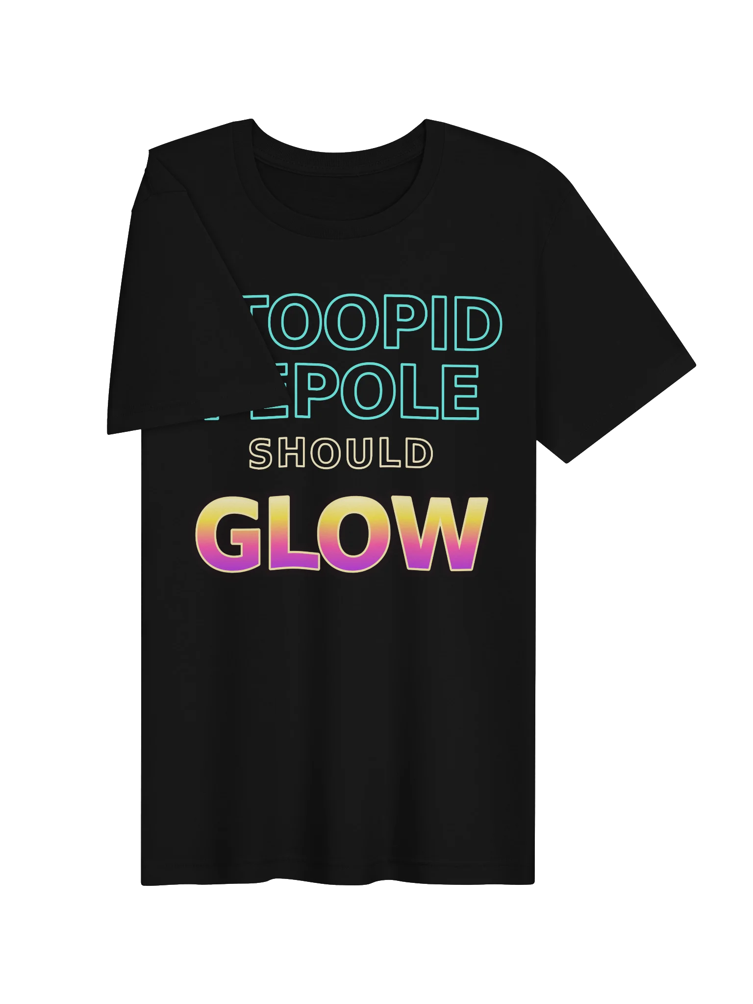 Stoopid Pepole Should Glow (Black/Navy) product image (5)