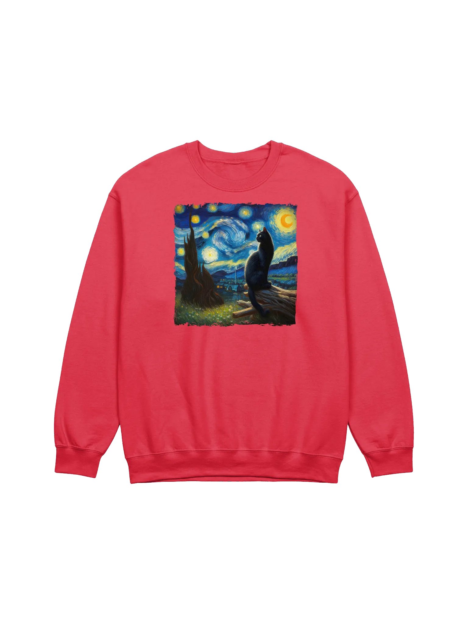 BLACK CAT STARRY NIGHT SWEATSHIRT product image (33)