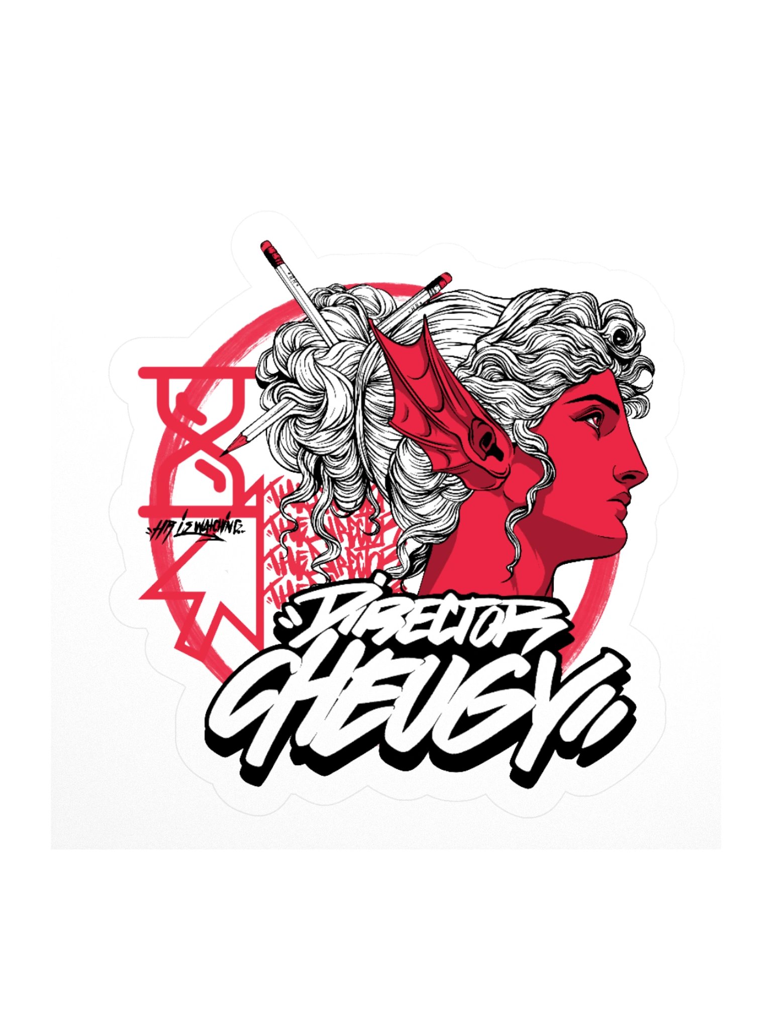 Bustin Sticker (Red) product image (1)