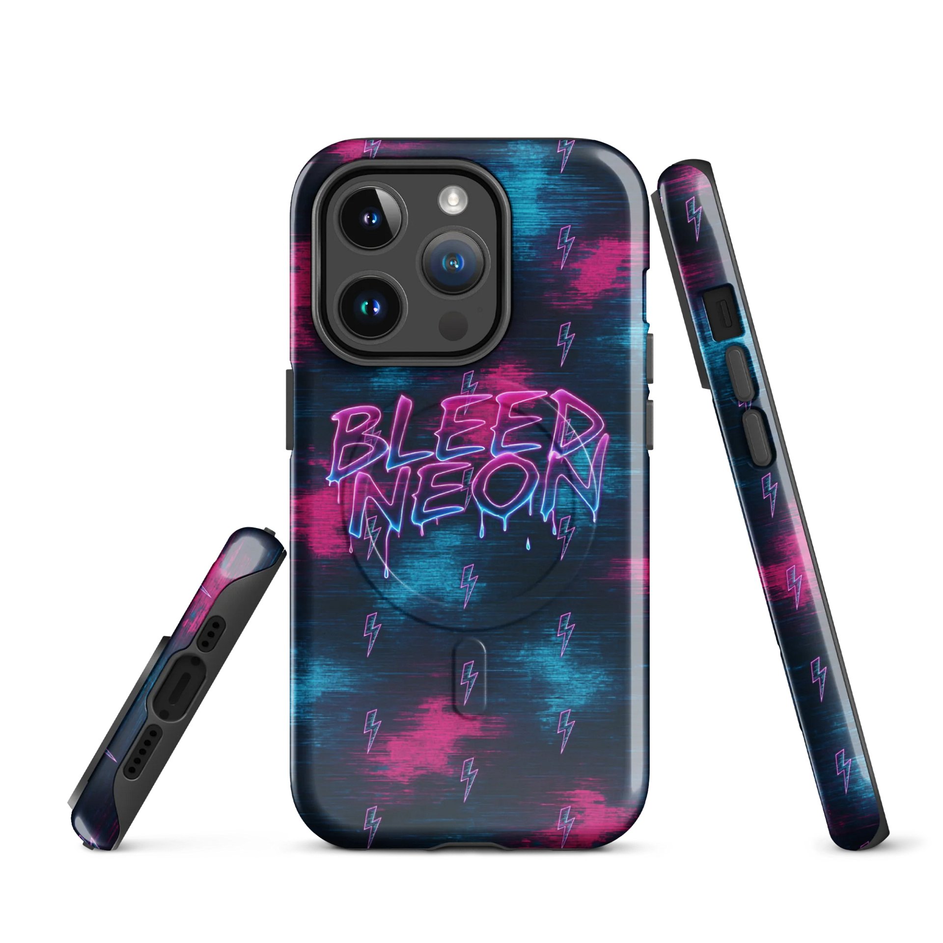 Bleed Neon iPhone Case product image (3)