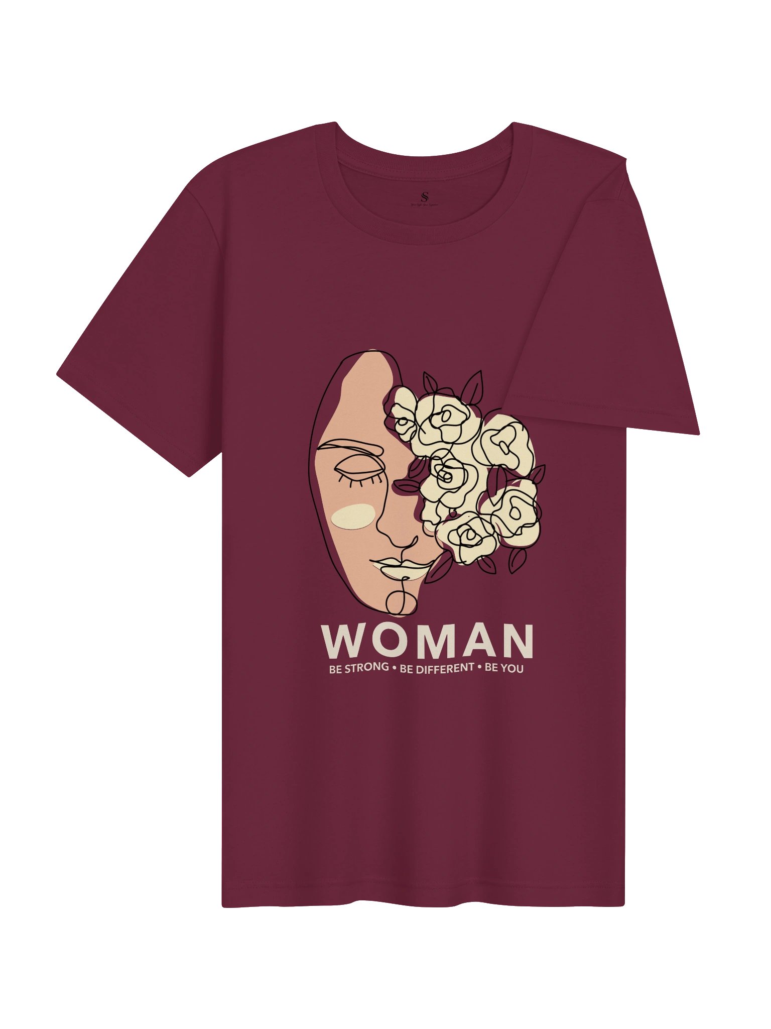 Woman Be Strong Floral Graphic Tee product image (15)