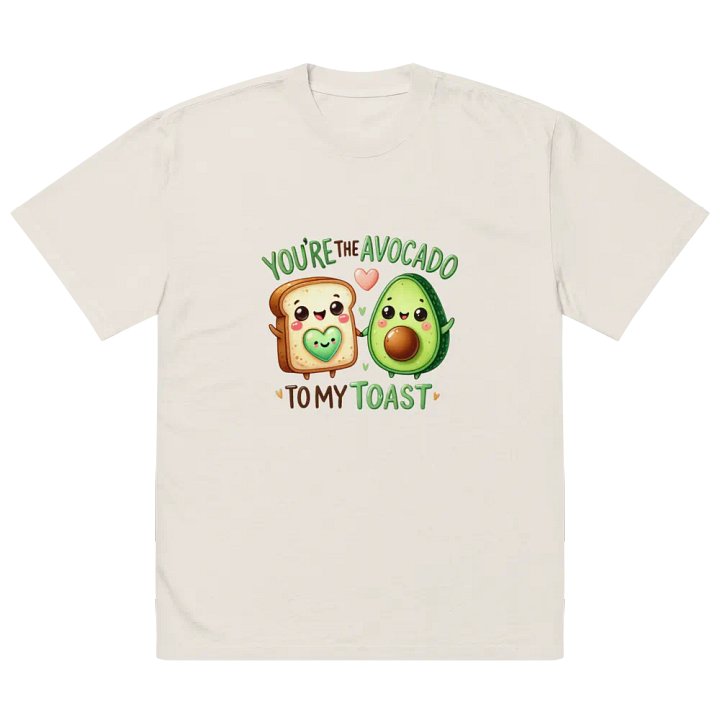 Avocado to My Toast - Word Pun Oversized Tee product image (14)
