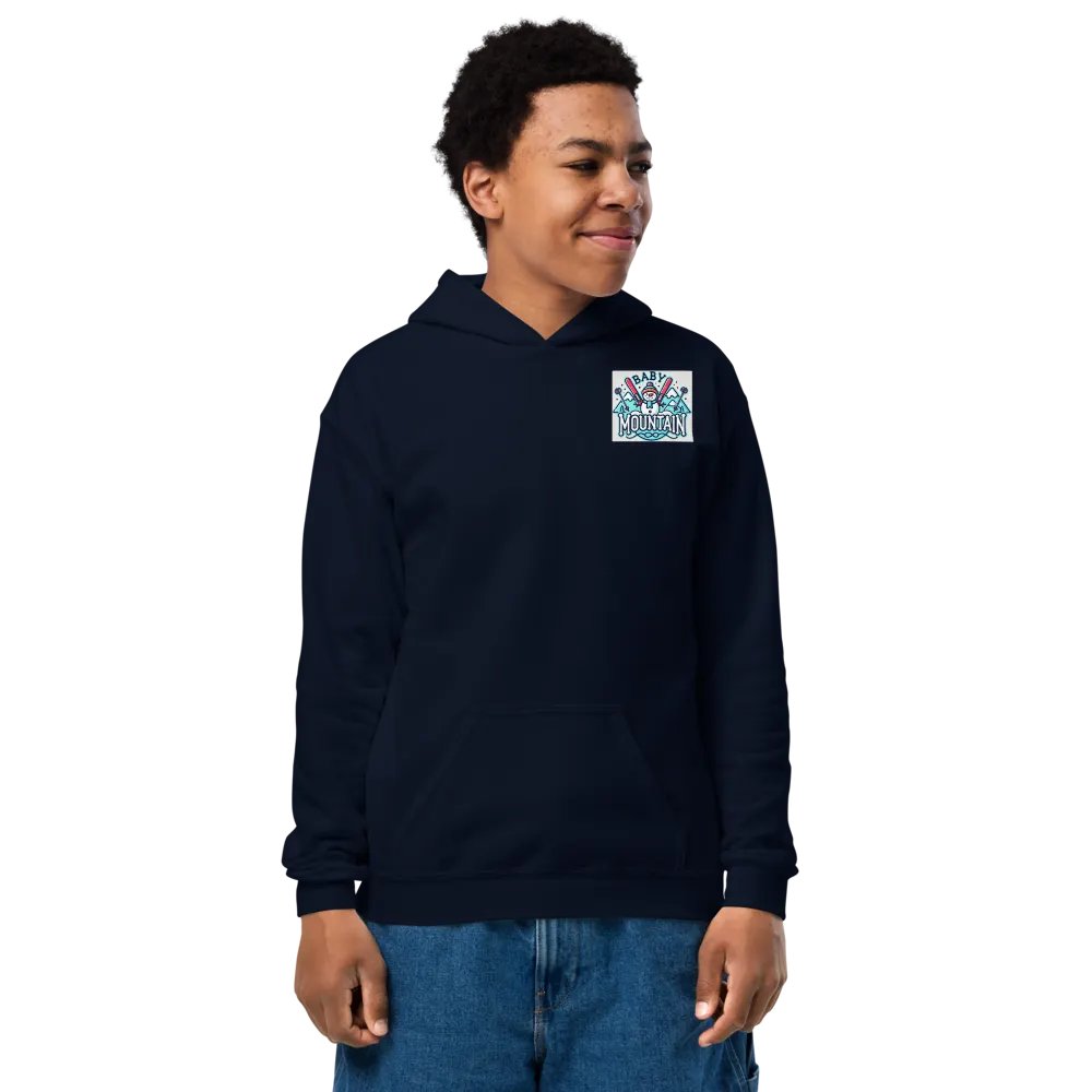 Snowman Slope Youth Hoodie - Original NO Location product image (1)