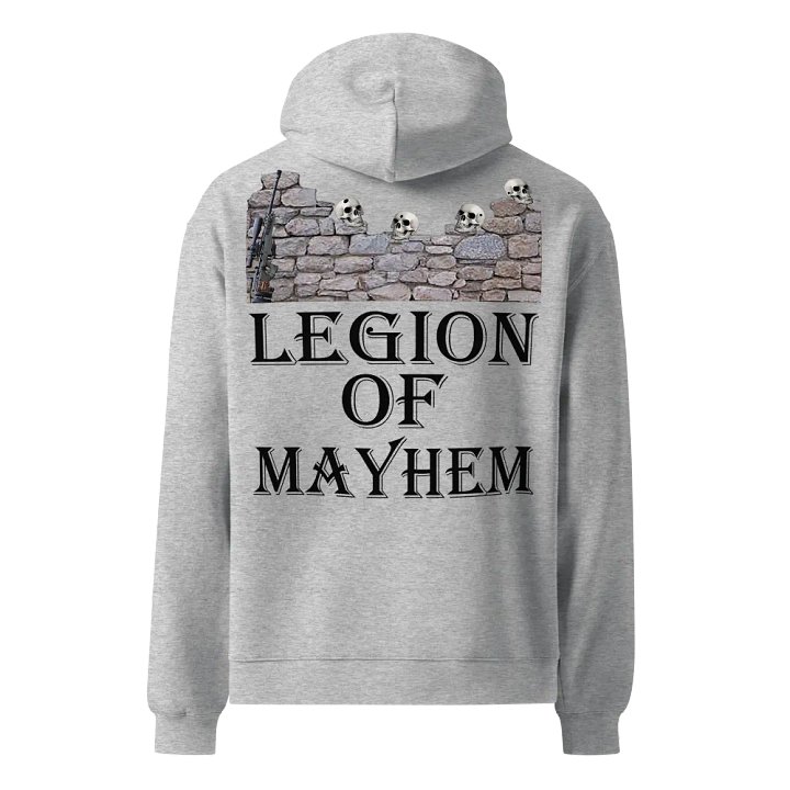 LEGION OF MAYHEM GRAY HOODIE product image (1)