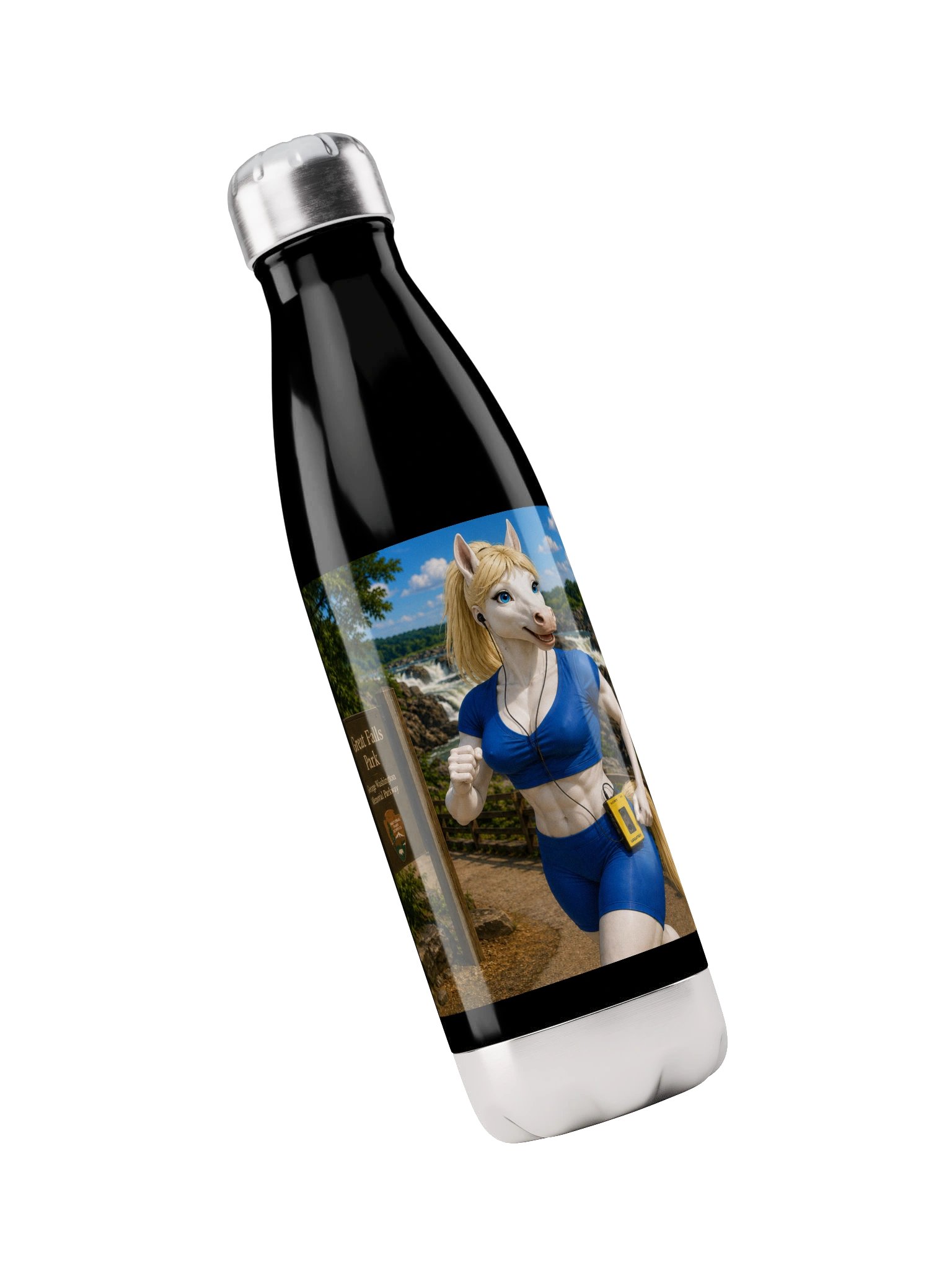 Mystery Mare Jogging Water Bottle. product image (3)