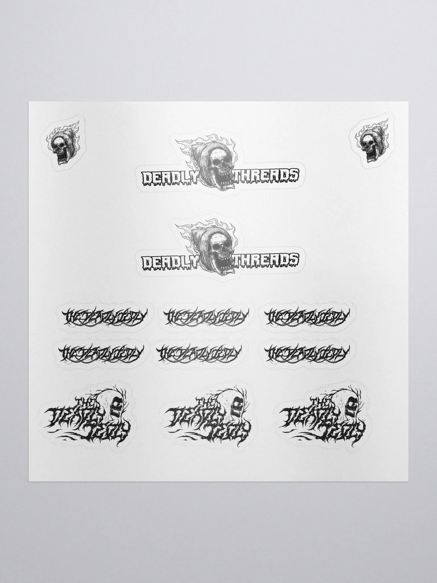 *Sticker Sheet* Deadly Threads x The Deadly Jedly Collab product image (2)