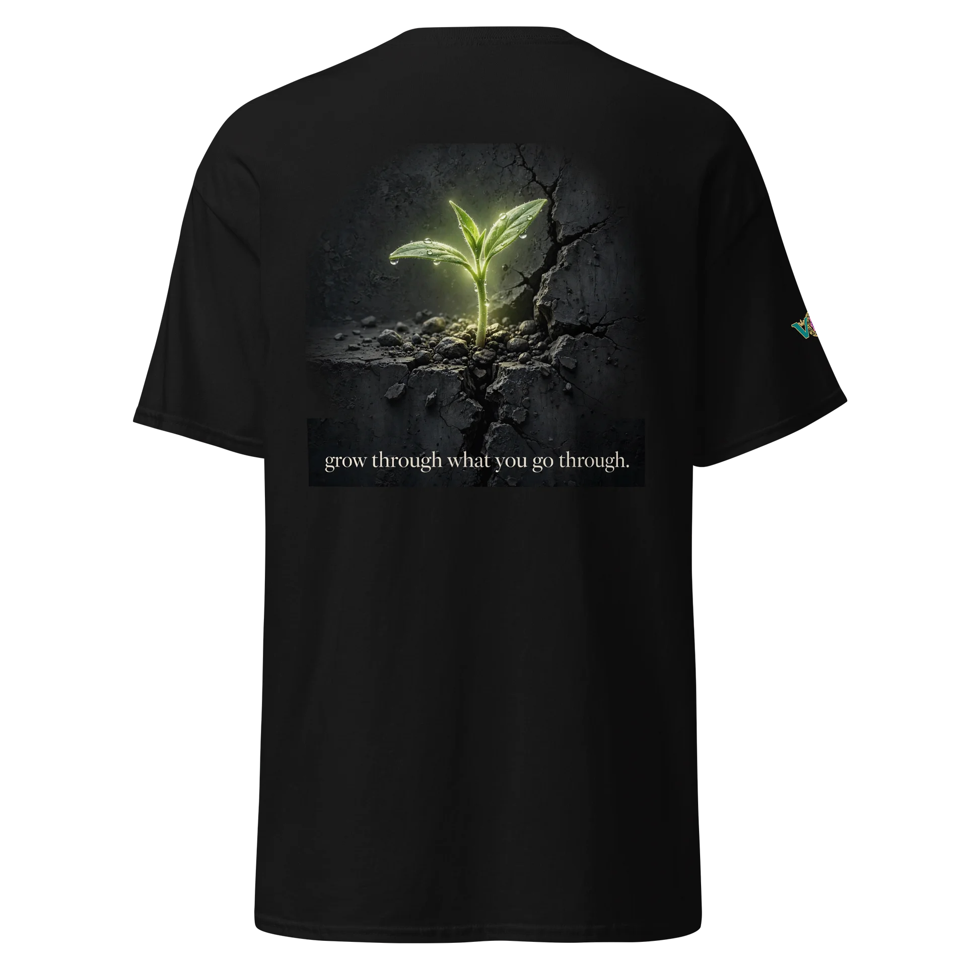 V2W "WHAT YOU DO GROWS YOU” Concrete Sprout Tee product image (5)