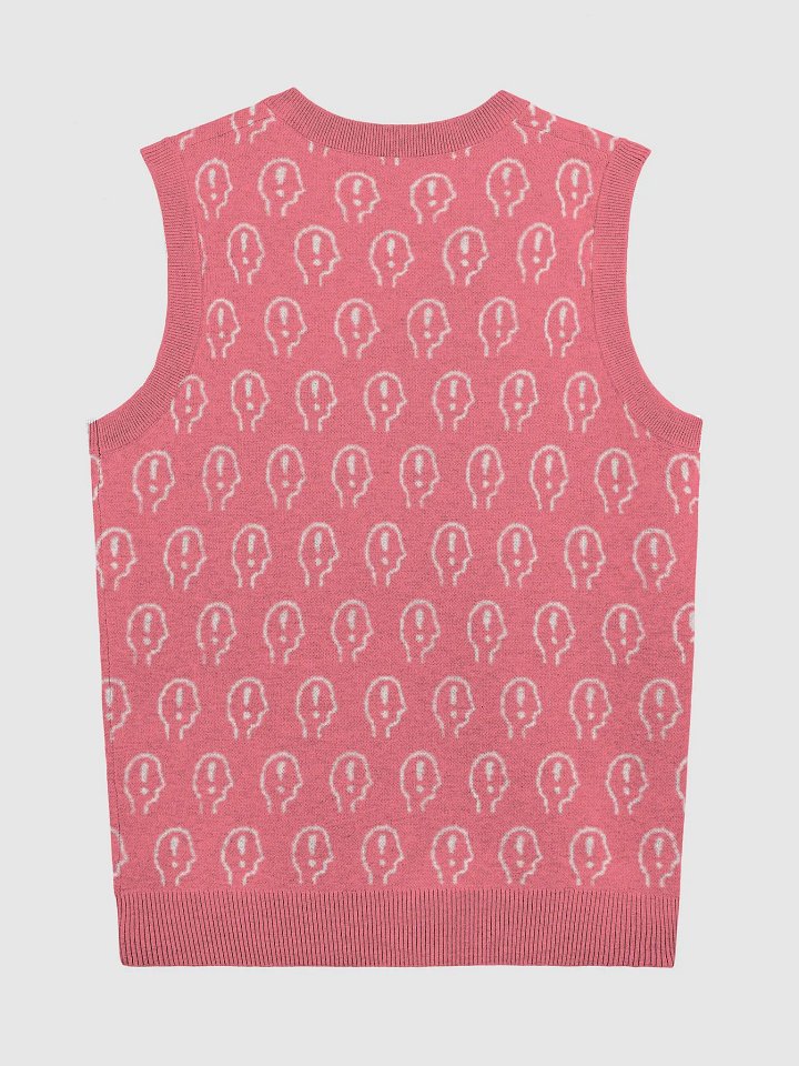 EXCLAIMING MENTALLY (duotone pink) knitwear vest product image (9)