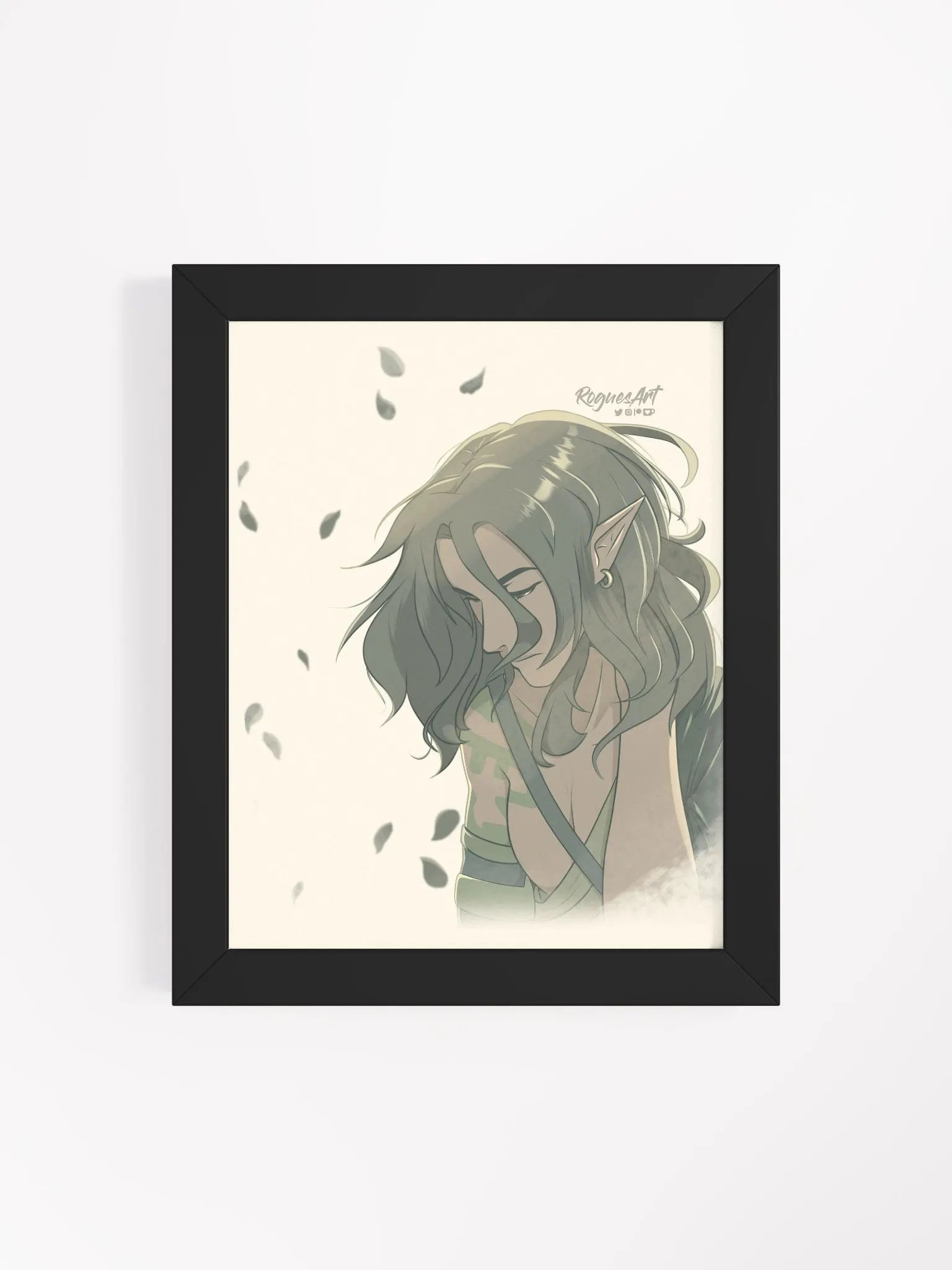Pensive Link (framed) product image (4)