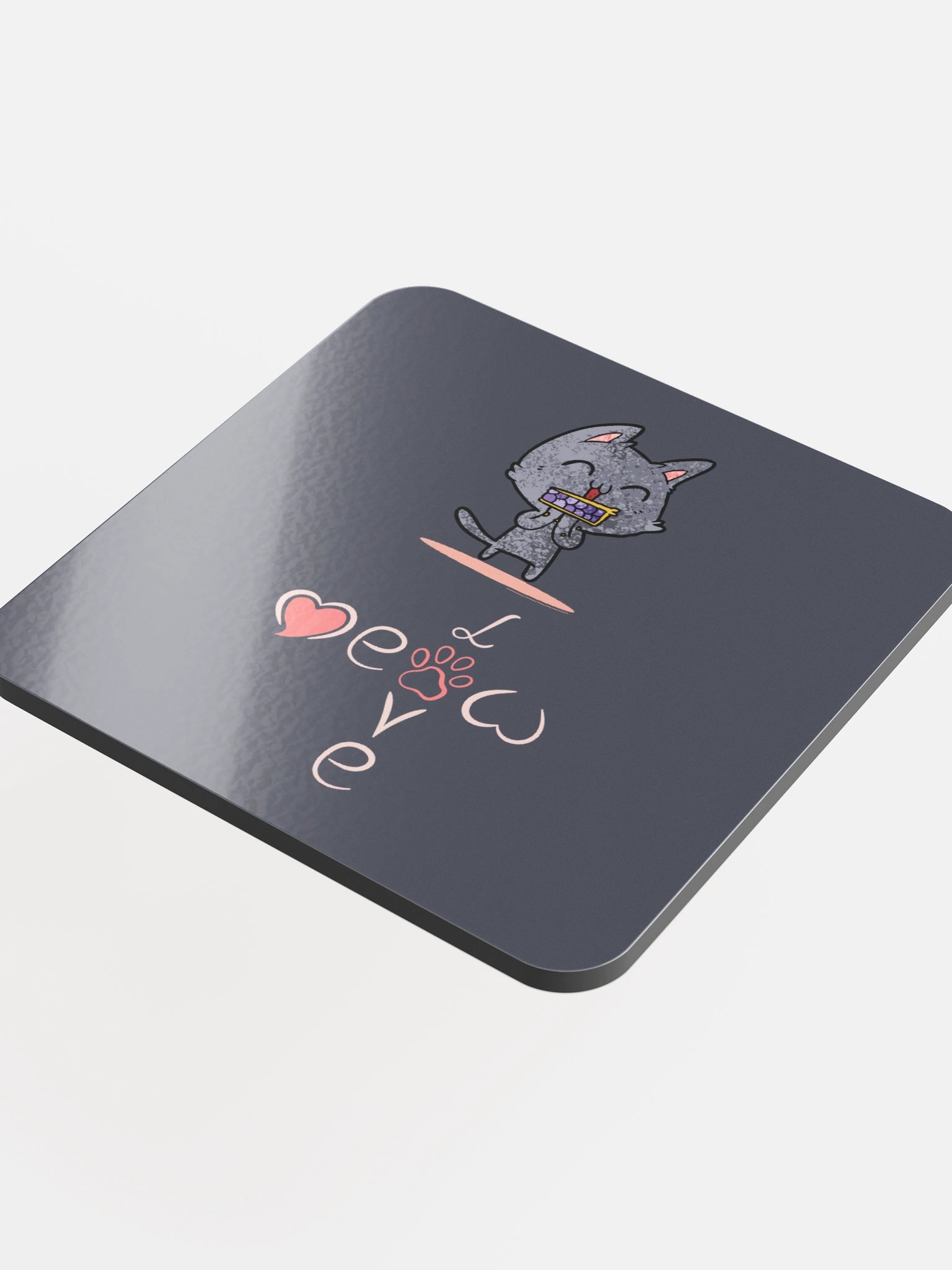 Meow Love Cork Coaster product image (4)