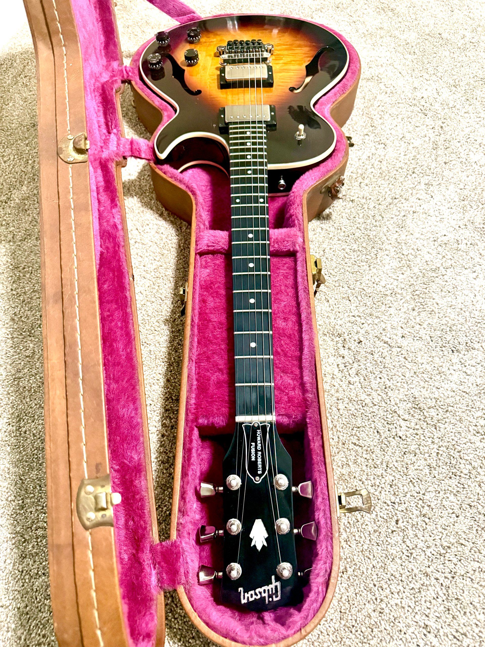 1982 Gibson "HOWARD ROBERTS FUSION #1" Tobacco Burst + OHSC product image (6)