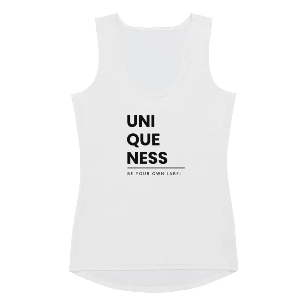 UNIQUENESS Typography Women's Tank Top product image (10)