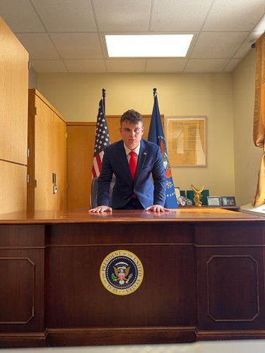 Some people wait for the Oval Office but I built one.

Designed every detail with purpose, because if you’re going to lead at...