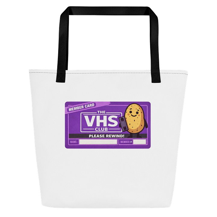 The VHS Club Member Card Tote Bag product image (1)