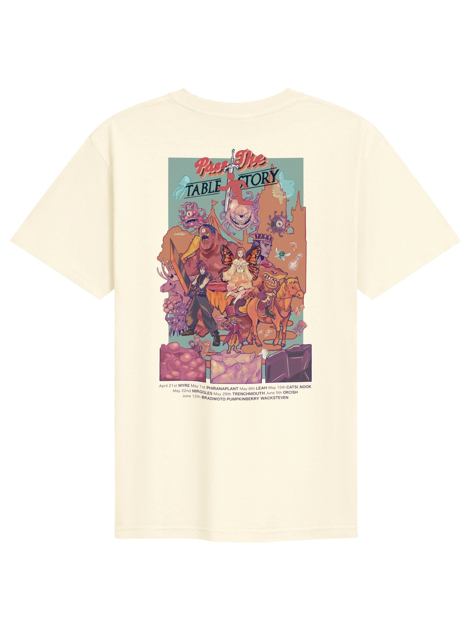 Pass the Tablestory Tee (Light) product image (14)
