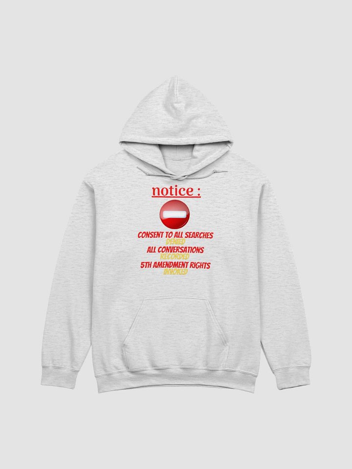 NOTICE : CONSENT TO ALL SEARCHES DENIED product image (1)