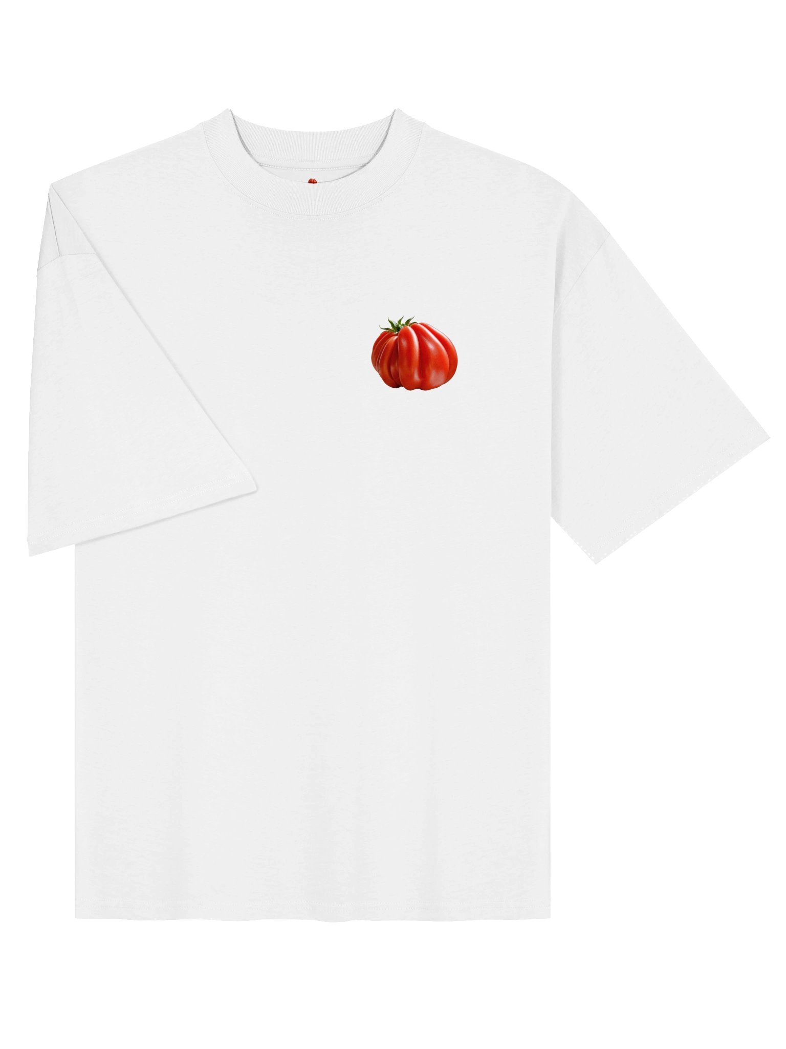 Juicy Heirloom Tomato Oversized T-Shirt | Boxy Fit Botanical Tee product image (6)