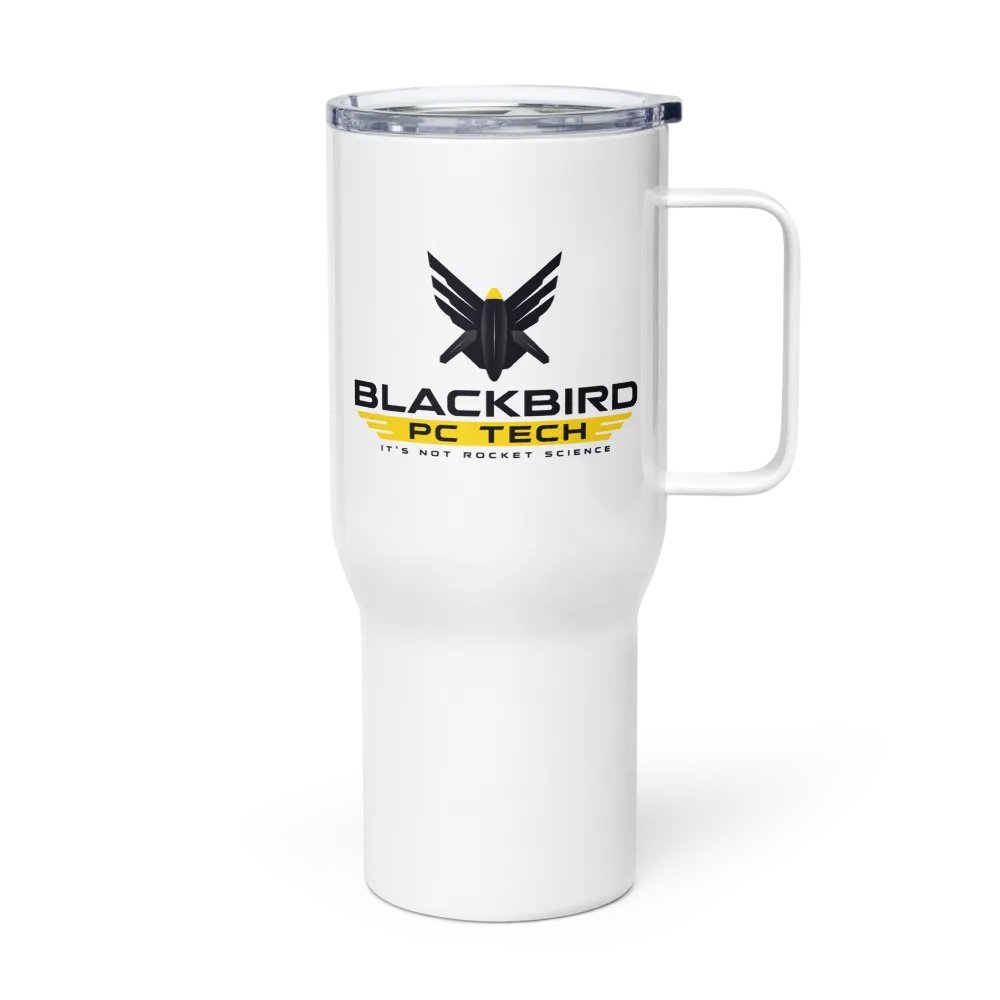 Blackbird PC Tech - It's Not Rocket Science - Travel Mug product image (4)