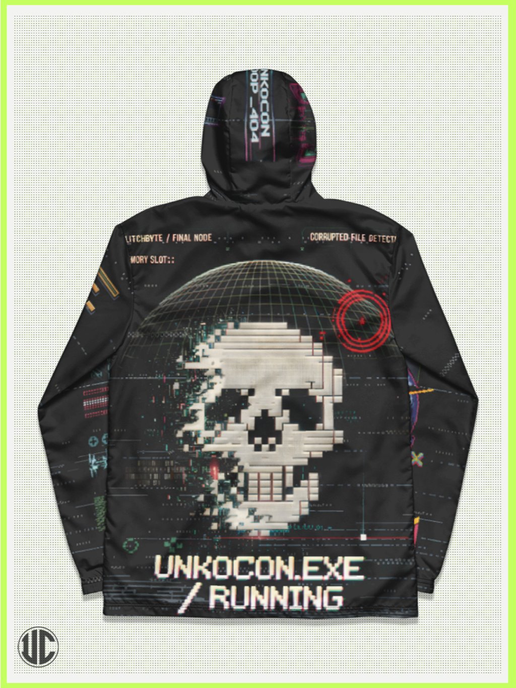 Glitchbyte / Final Node – Windbreaker product image (2)