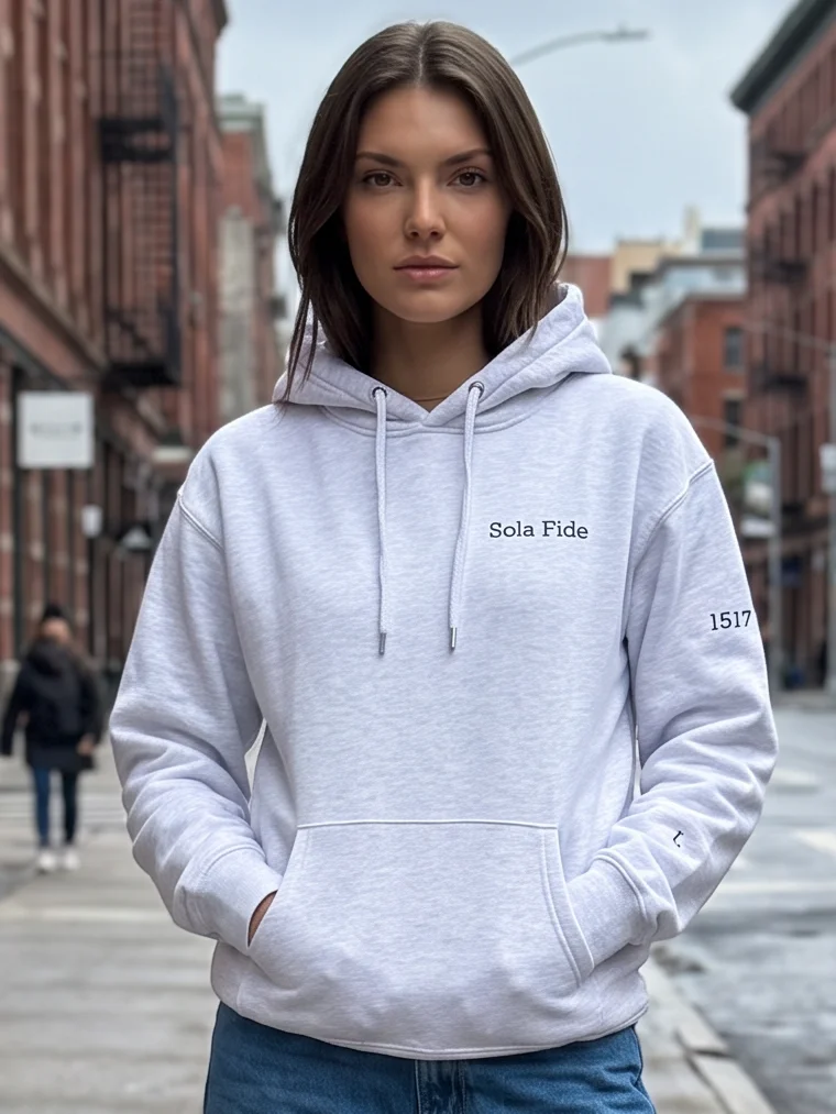 Hoodie Sola Fide - Black product image (1)