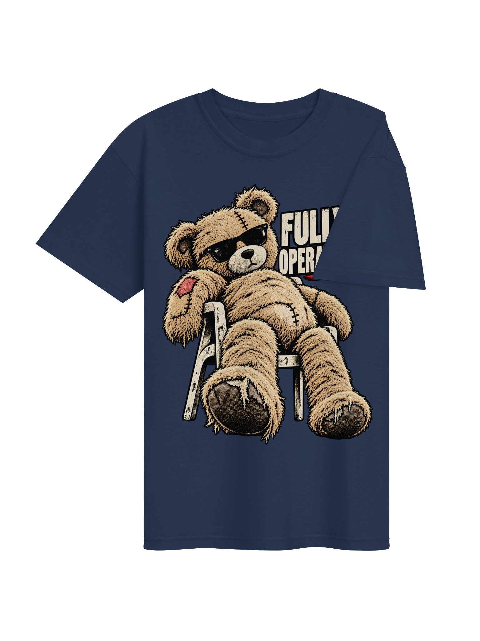Teddy Bear Fully Operational Heavyweight Graphic Heavyweight Vintage Graphic Tee product image (17)