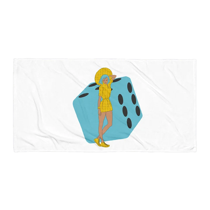Dice Girl - Beach Towel product image (1)