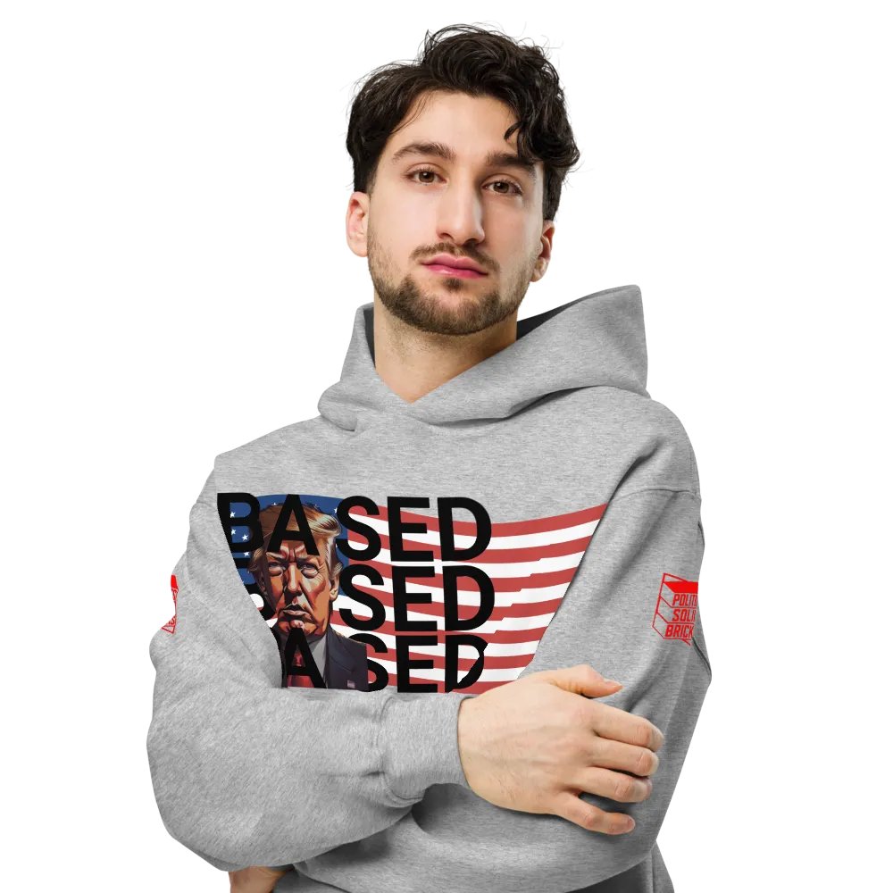 BASED American Flag Mugshot + Bold Letters ~Sweater 1~ product image (7)