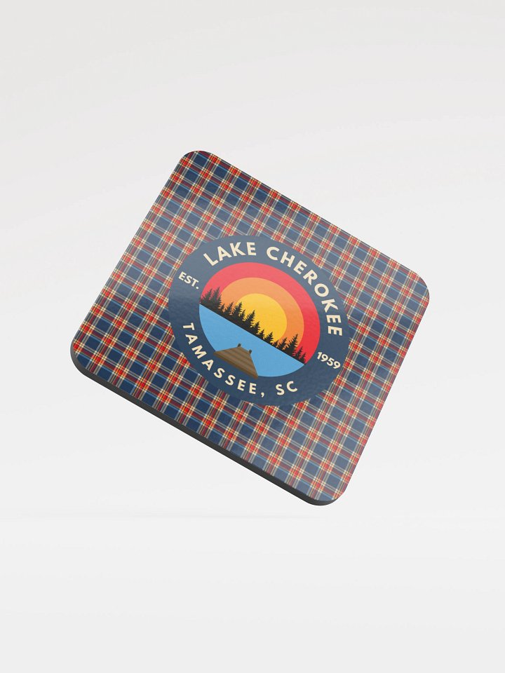 LC Plaid Sunset Coasters product image (1)