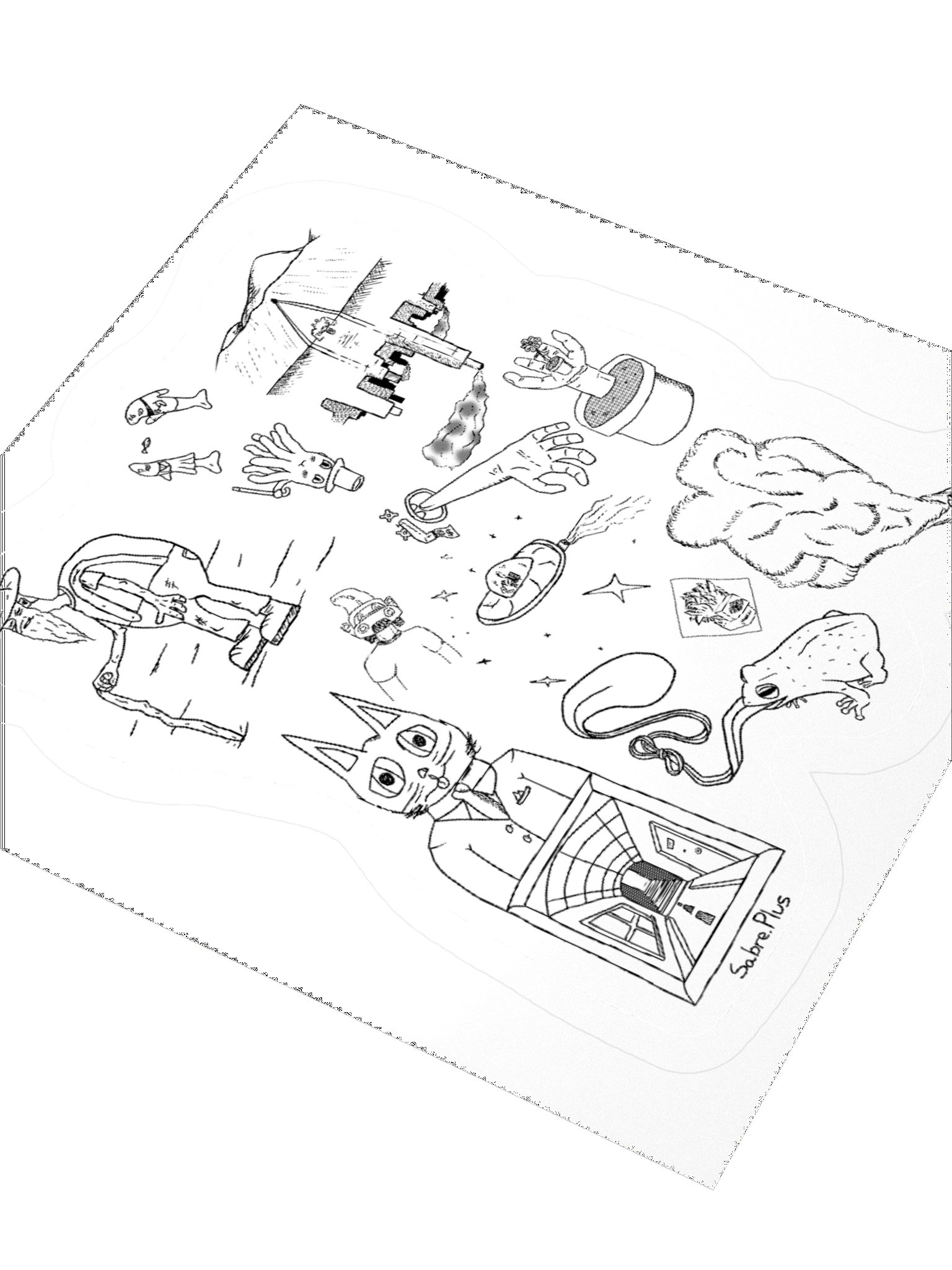 The Sketch Line Sticker (Sabre.Plus Exclusive) product image (3)