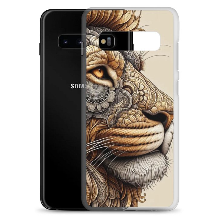 Majestic Lion Profile Clear Samsung® Case product image (23)