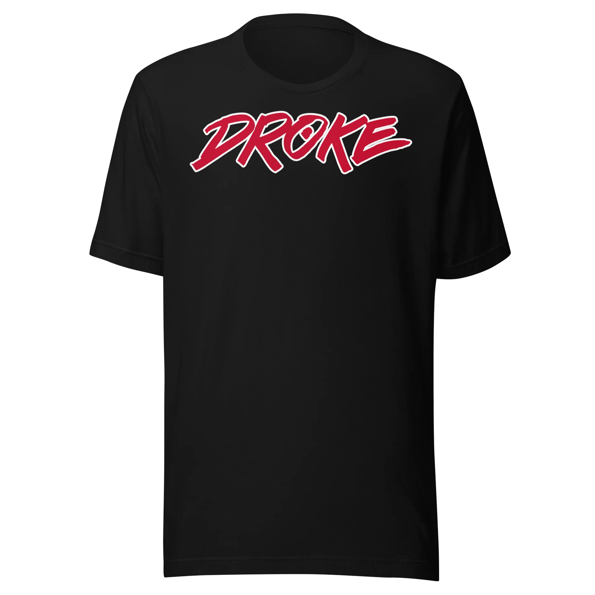 DROKE - Red w White Outline T-shirt product image (1)