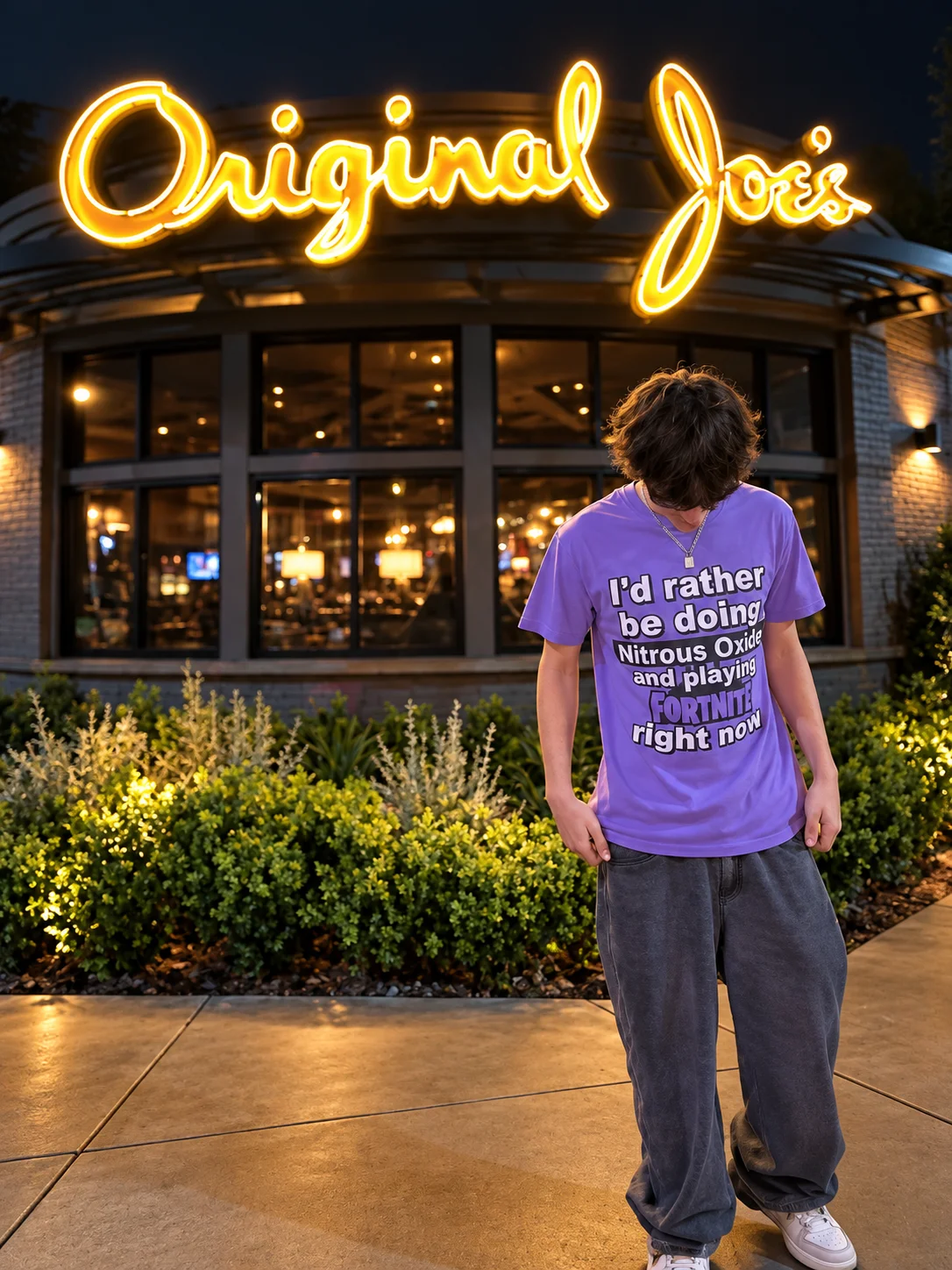 I'd rather be doing Nitrous Oxide and Playing Fortnite T-Shirt product image (5)